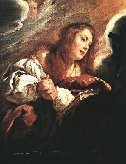Domenico Fetti Saint Mary Magdalene Penitent Germany oil painting art